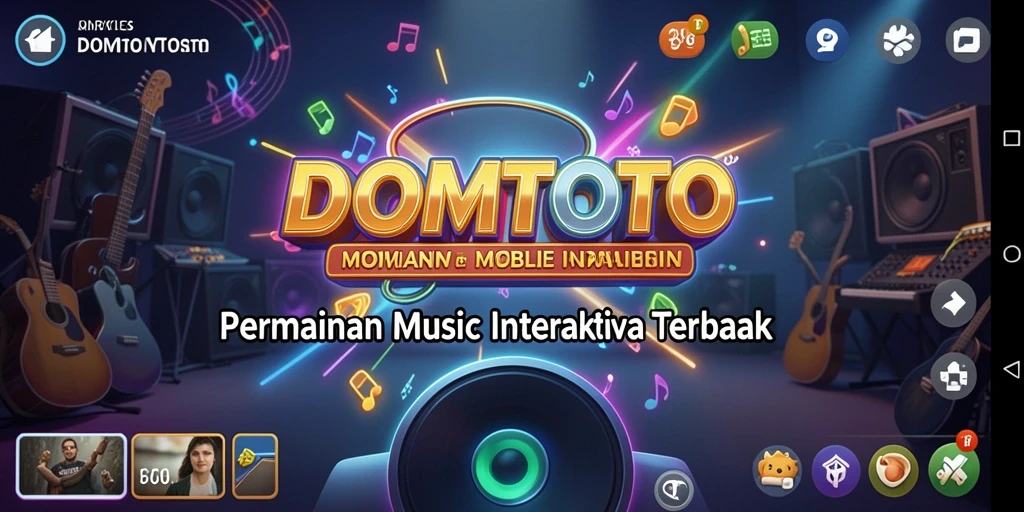 Tampilan gameplay menarik dari DOMTOTO saat bermain musik.
