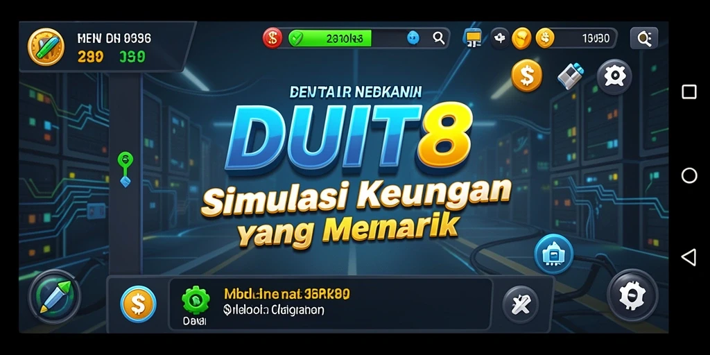 Menampilkan gameplay simulasi keuangan yang mendidik dan menyenangkan.