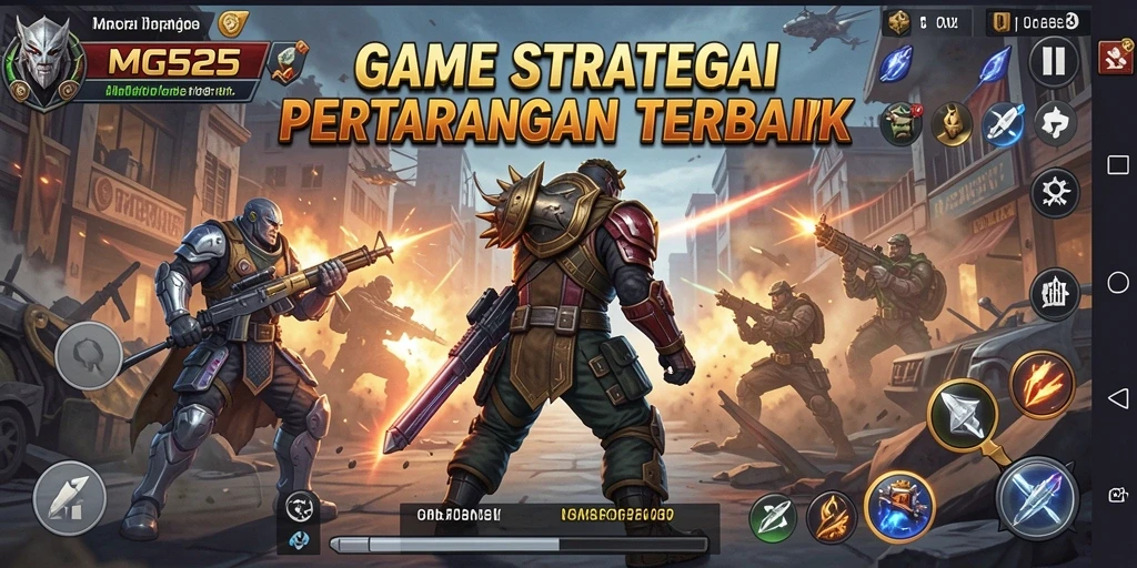 Tampilan gameplay MG525 yang menarik dan strategis.