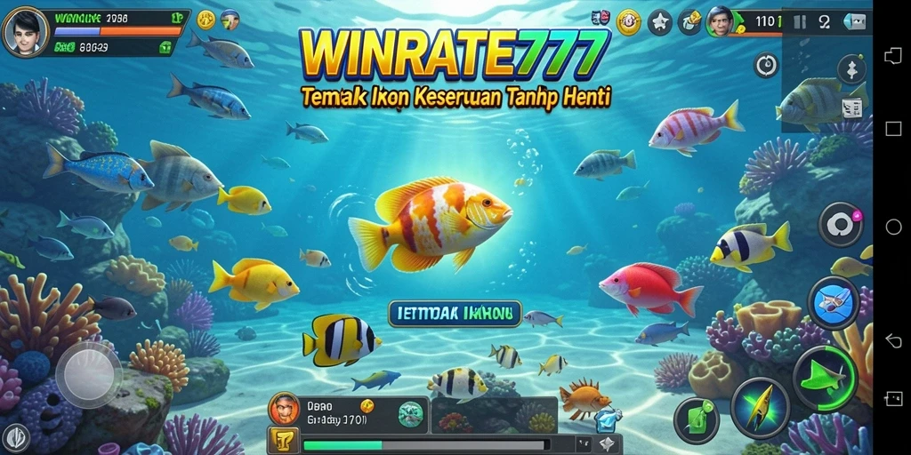 Tampilan gameplay Tembak Ikan yang seru dan mengasyikkan.