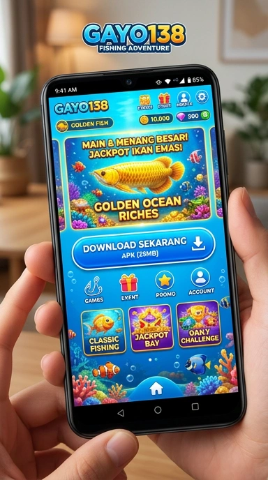 Halaman detail aplikasi yang menjelaskan fitur dari gayo138.
